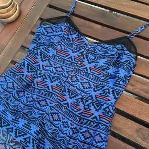 Forever Navajo Print Romper Jumper Playsuit